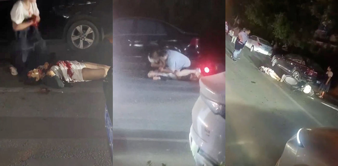 河北邢台清河县御捷城杀人案现场视频流出 又是出轨惹的祸 孕妻被丈夫当街捅死