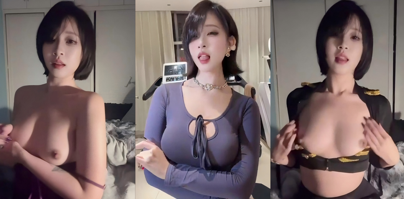 抖音230万粉网红 鹅鹅 罕见脸穴同框 假鸡巴自慰抖臀 福利视频流出真惊艳