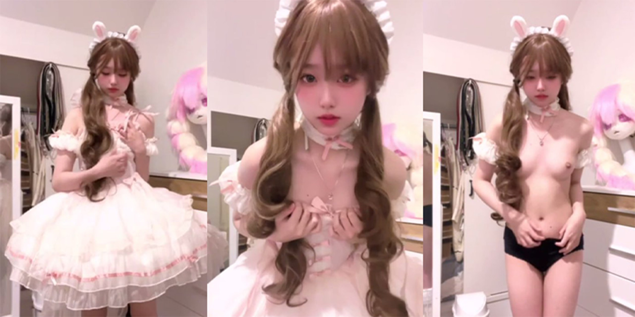 TikTok日本极品高颜值嫩妹主播 麒麟ちゃん 自慰道具扣逼视频