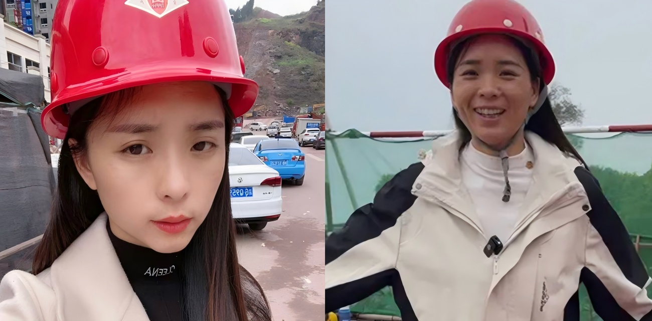 抖音百万粉丝工地霞姐