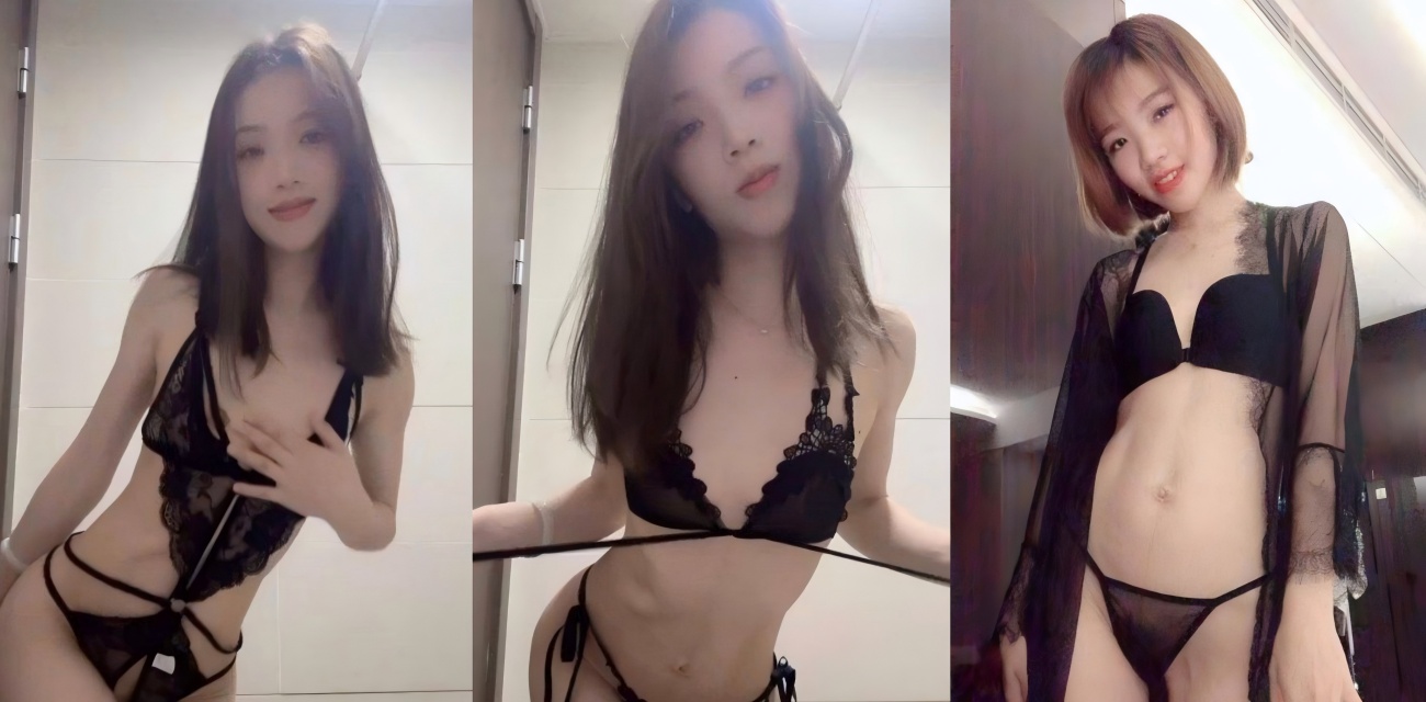 竹竿般的大学生美女 丁字裤情趣装洗澡自拍流出 全裸沙发脸逼同框