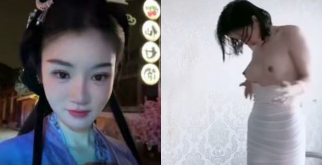 抖音 妮可你可 直播换衣站在角落却被摄像头拍摄曝光！以为能够避开摄像头却拍了个一览无余！