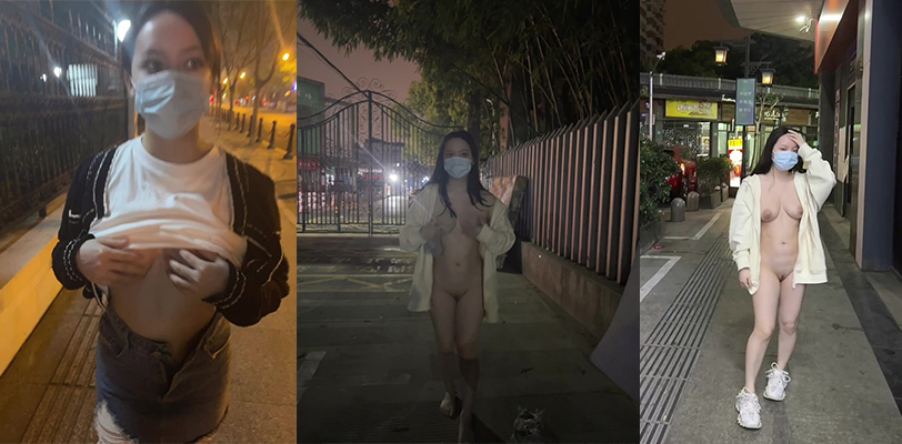 秀人网名模 豆瓣酱 最新震撼户外系列 在人来人往的大街上全裸露出 玩得就是心跳刺激