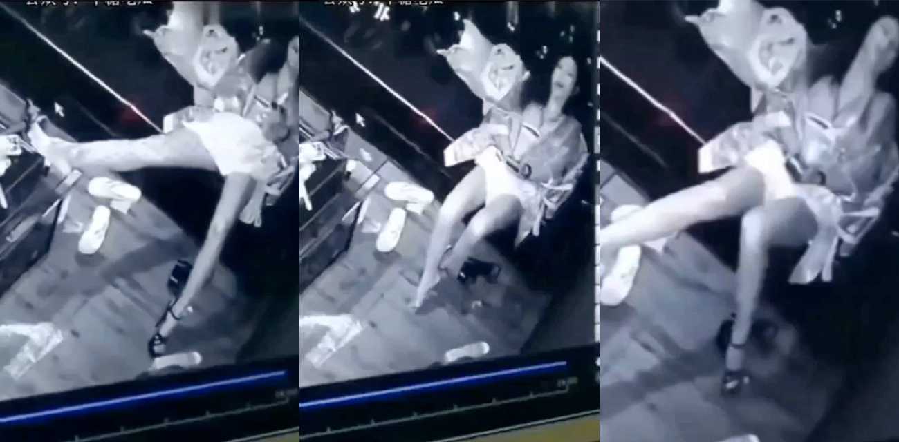 会所小姐太寂寞 偷偷潜入客户包厢自慰 高潮来了全身震颤不止