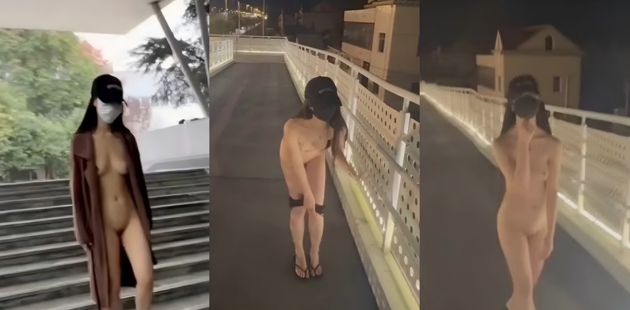 户外露出福利姬 白桃汽水 地铁站台脱光光 弯腰露逼给大叔看 哥们儿你扛得住？