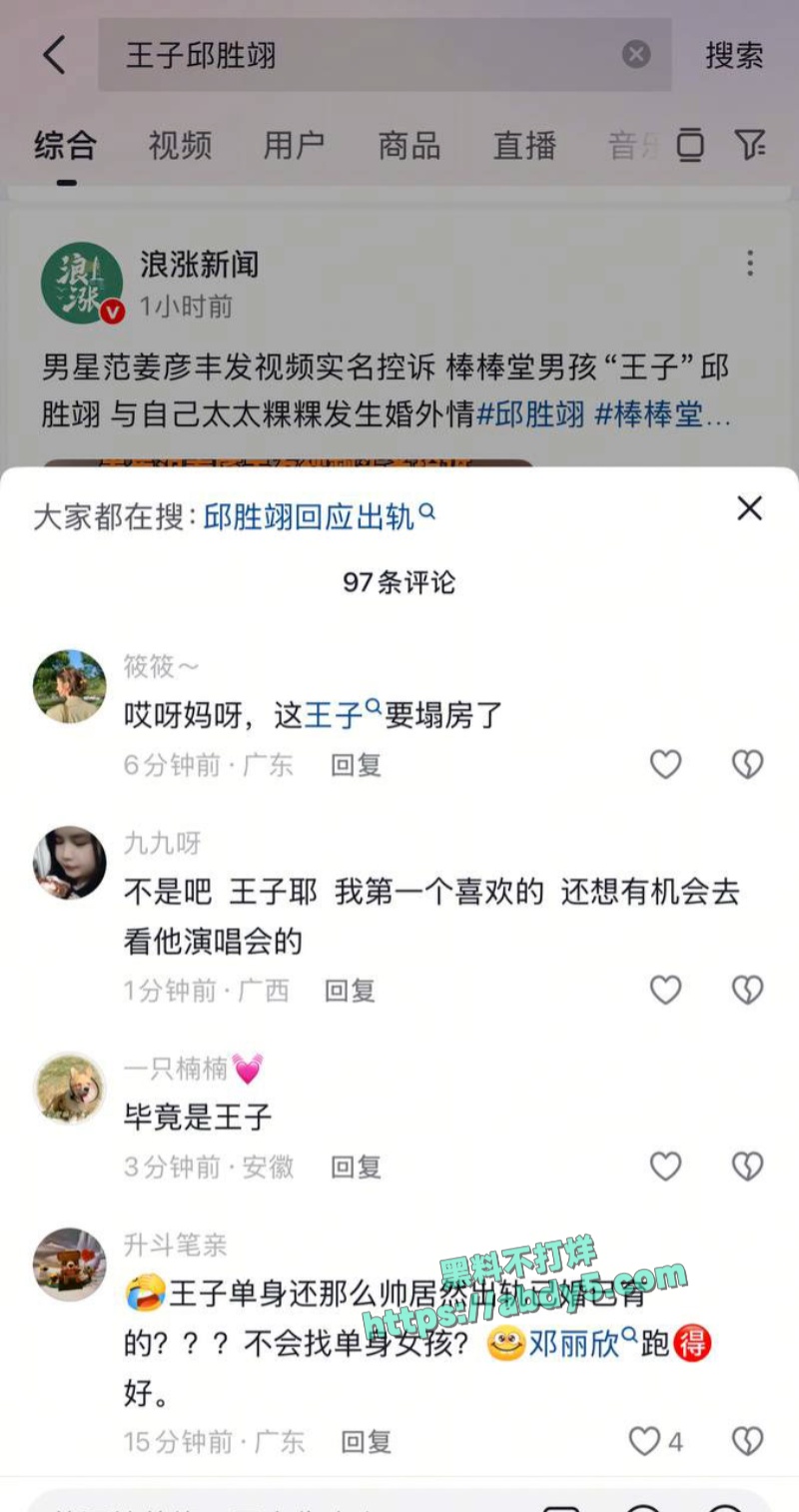 棒棒堂偶像王子邱胜翊介入范姜彦丰婚姻 14