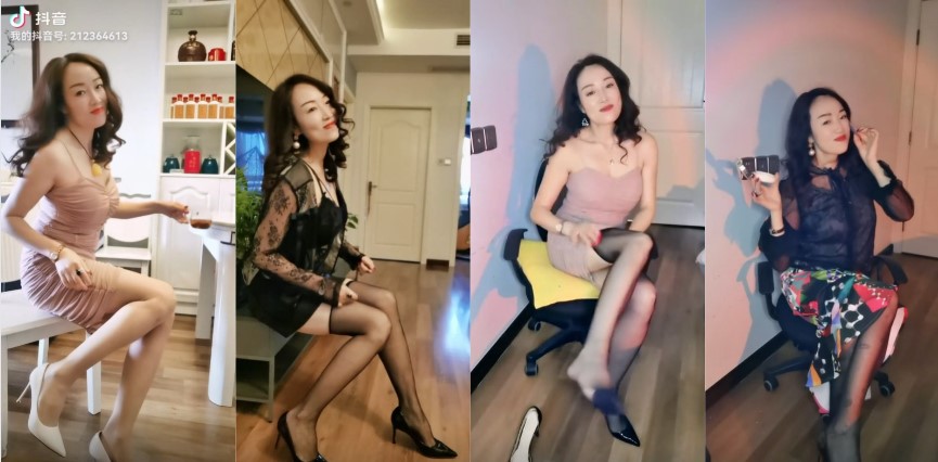 抖音 独醉姐 气质轻熟女 大尺度定制自慰福利 腿是真哇塞