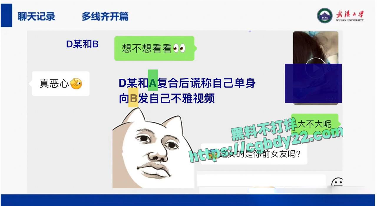 武汉大学副教授段磊出轨多名学生19