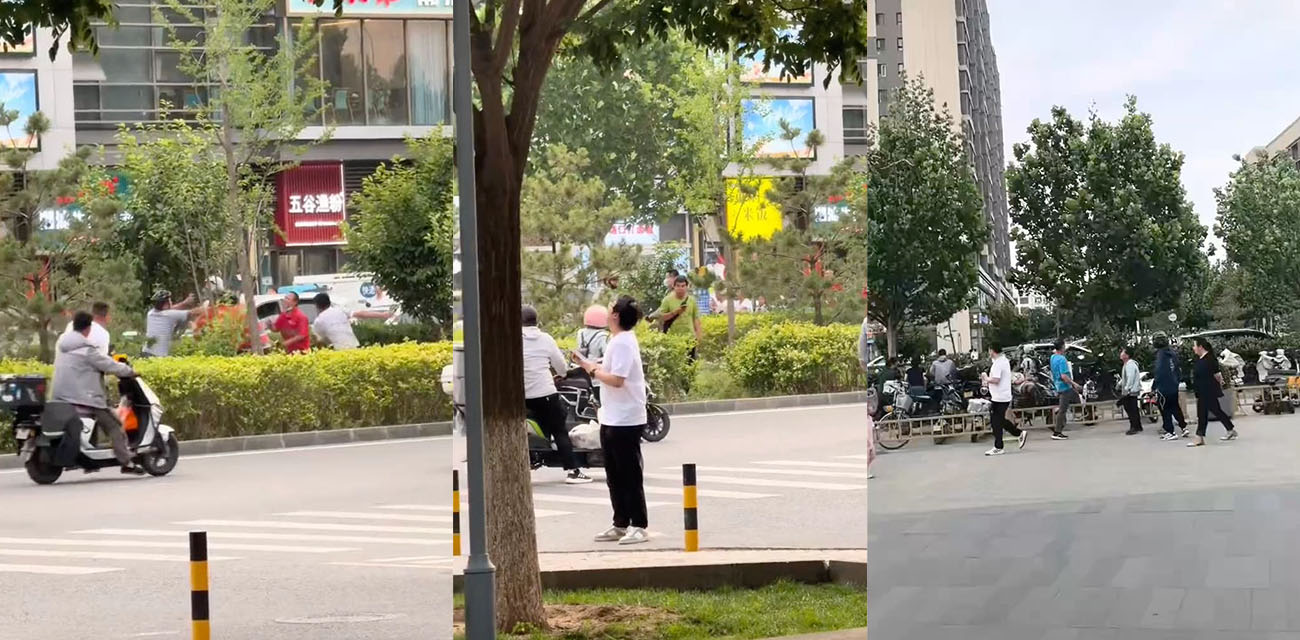 北京昌平区万科天地小区住户撒钱 百元大钞从天而降 楼下群众抢得不亦乐乎