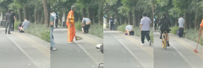 现在年轻人这么饥渴难耐了吗？光天化日下在马路上大胆做爱～这是嗑药磕嗨了吧