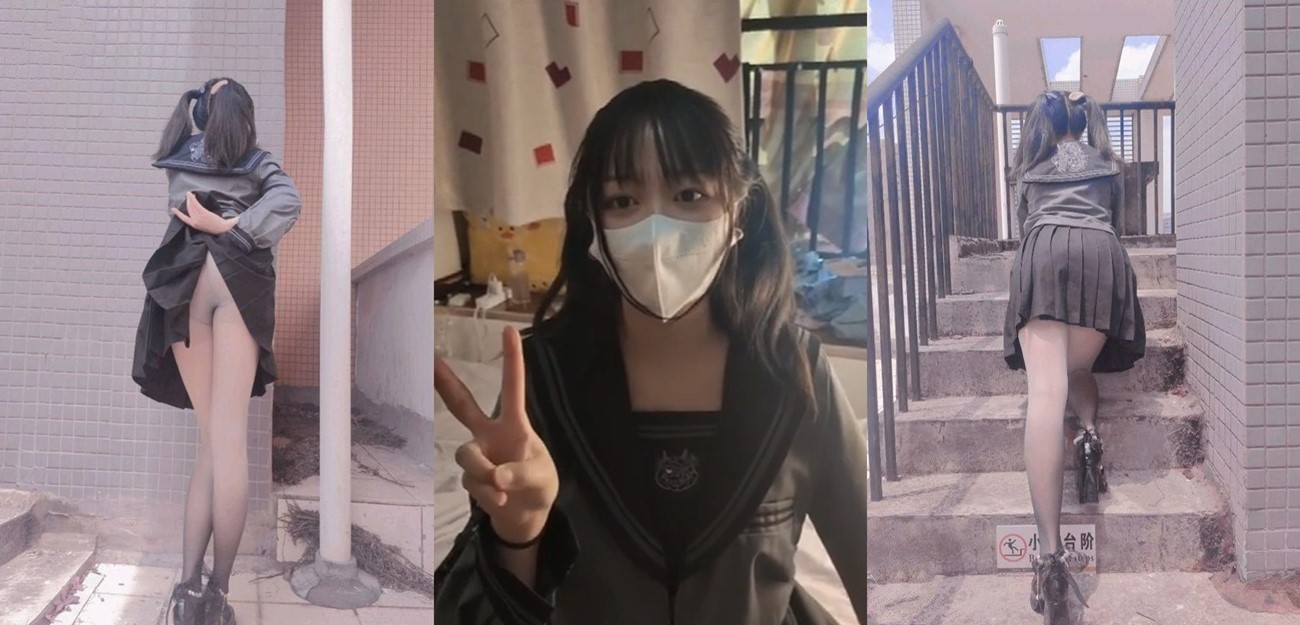 清纯学生妹因欠房租被房东包养调教 JK制服 双马尾 攻速叠满疯狂后入