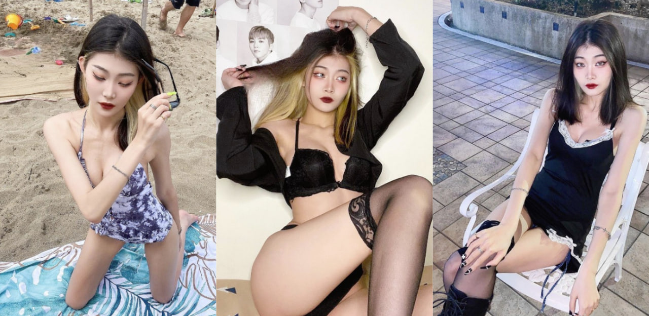 台湾专门开发ig网美的大神去开发了个骚妹子，高清怼脸拍摄妹子让她留恋一下！