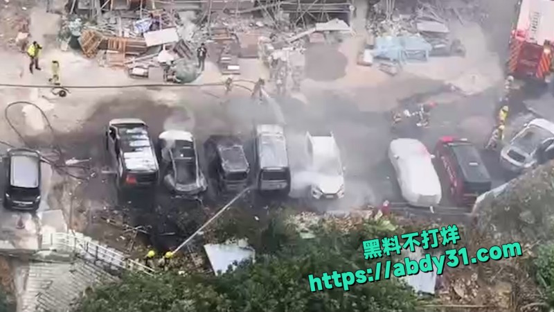 香港新界屯门小坑邨附近发生一起火灾 10
