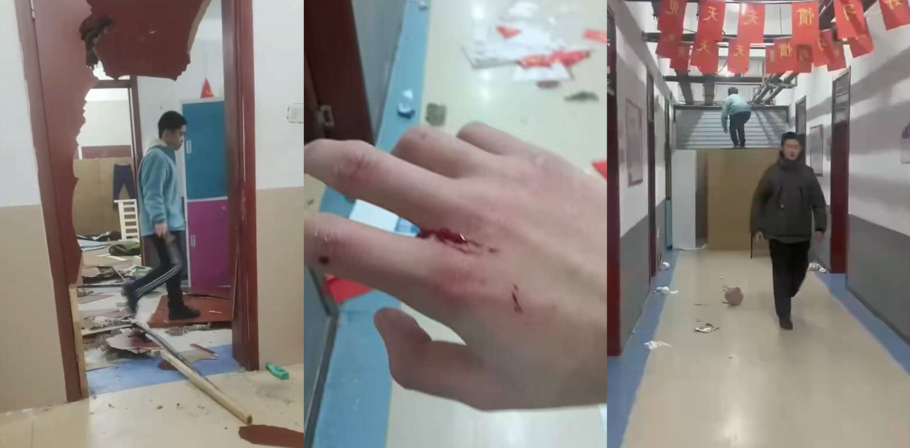 山东环帝网瘾戒除学校学生暴动 半夜靠暗语指挥拿下熟睡暴戾教官 成功起义逃出学校
