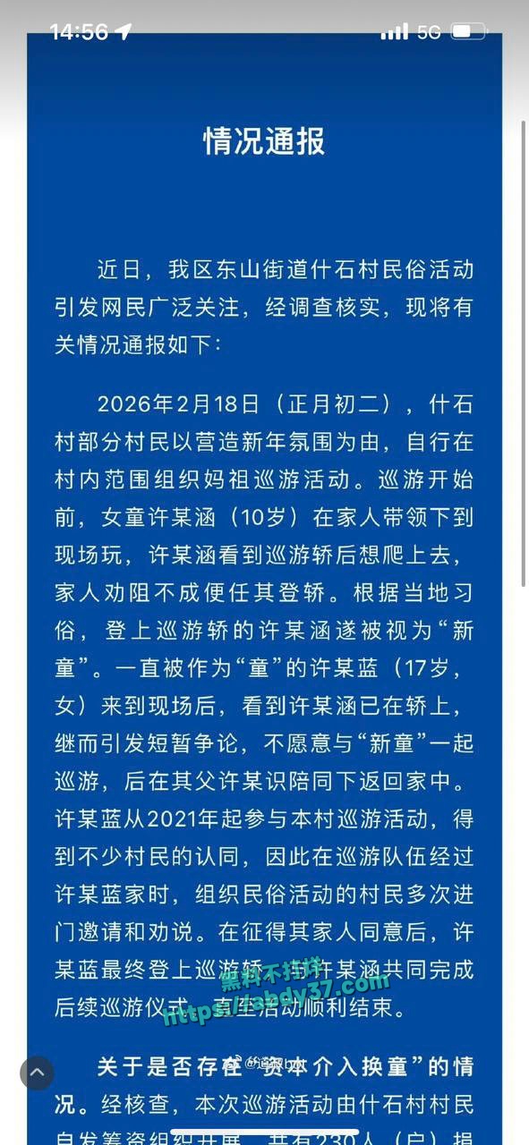 湛江通报妈祖巡游事件 1