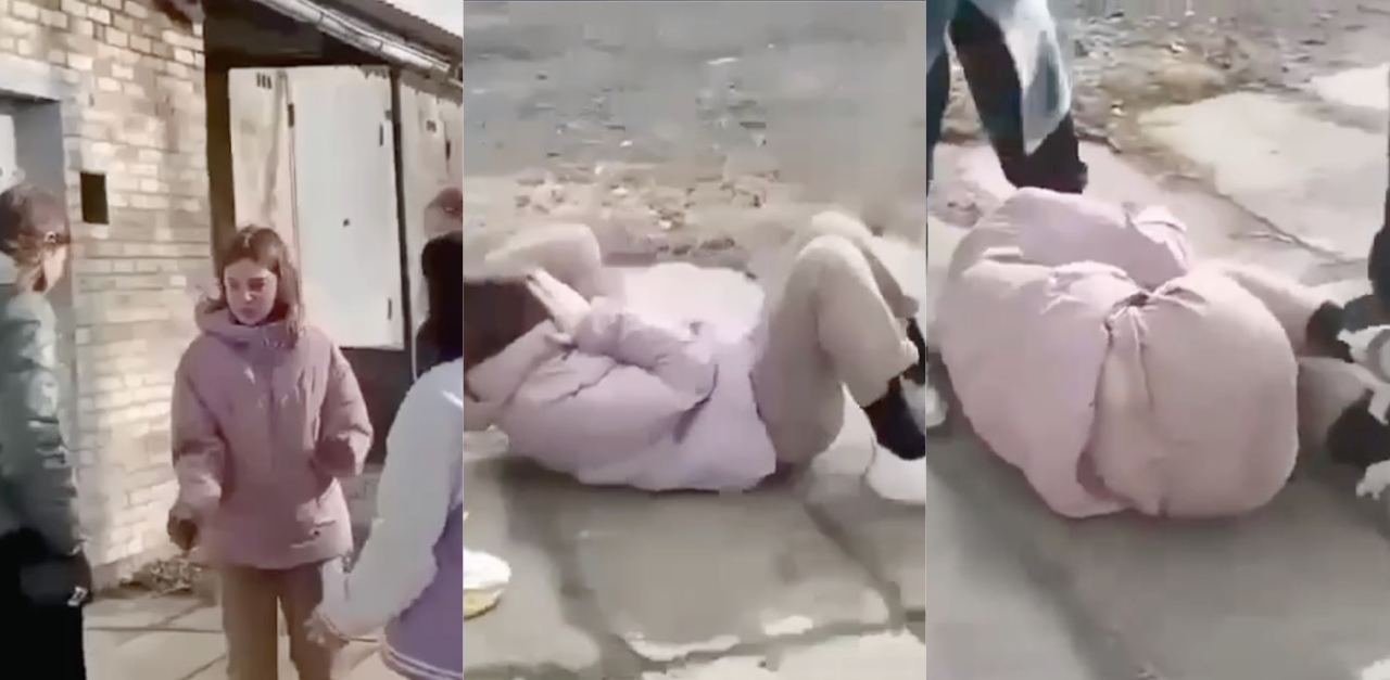 国外的霸凌女孩
