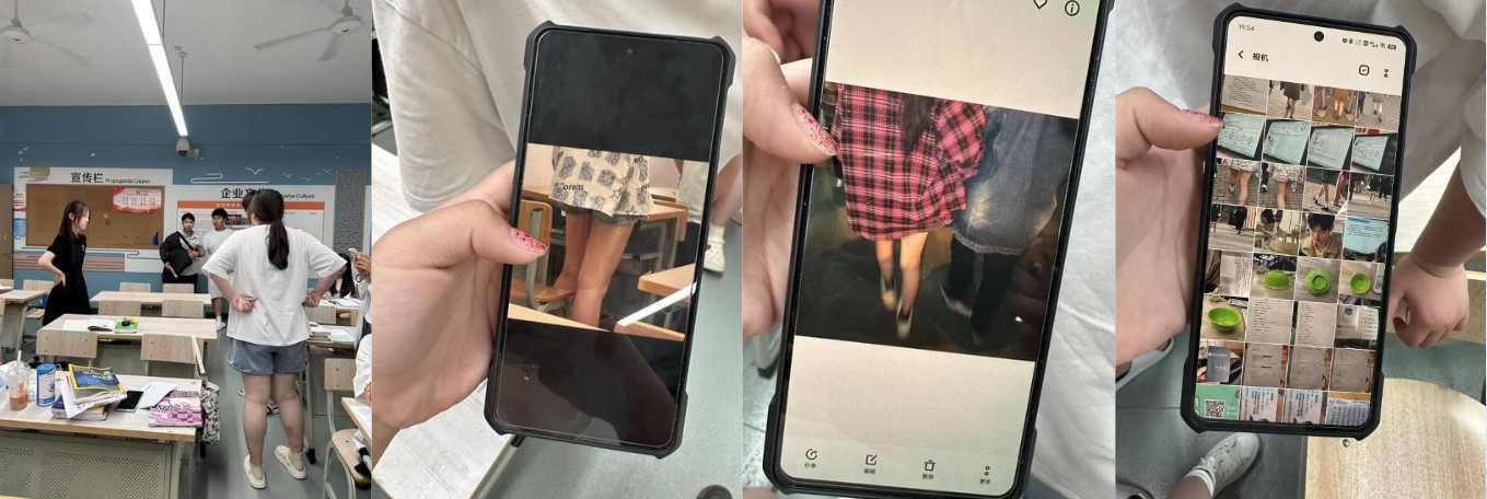 南京工业大学男生偷拍女同学腿照被抓包 竟被要求现场拍
