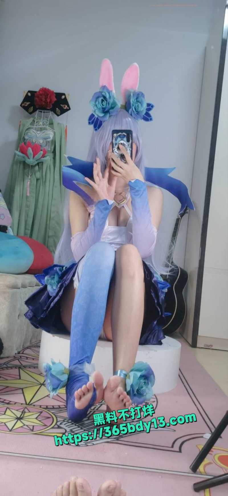 福利姬沐沐酱Cos王者荣耀公孙离3