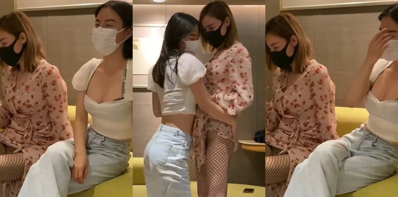 偷拍不雅流出 第一视角 双飞黑丝大长腿姐妹花全程淫叫连连