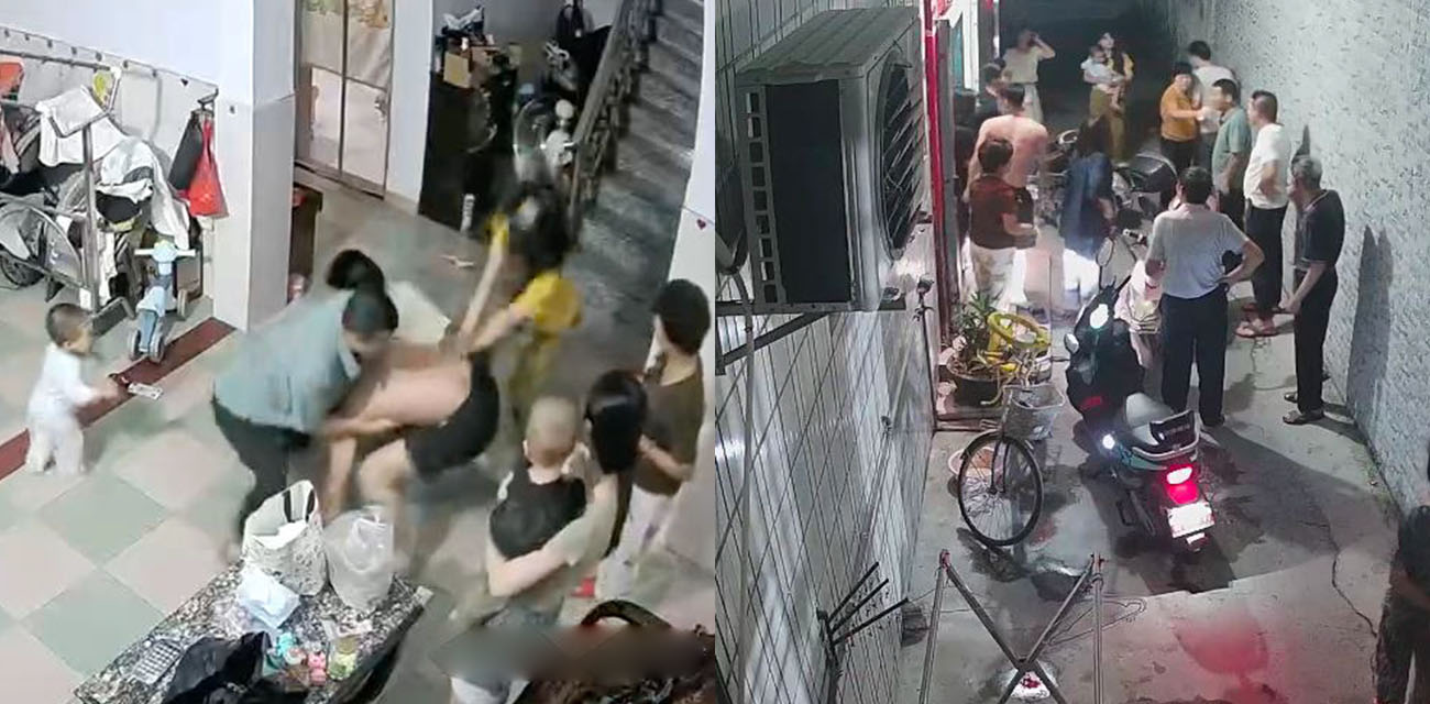 打起来了!真实家暴现场实录 广东潮汕家暴现场监控视频曝光 下手可真很呐
