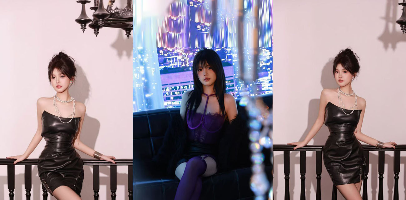 午夜户外刺激 性感女神紧身裙高跟大开 水池旁嫩穴被疯狂指奸