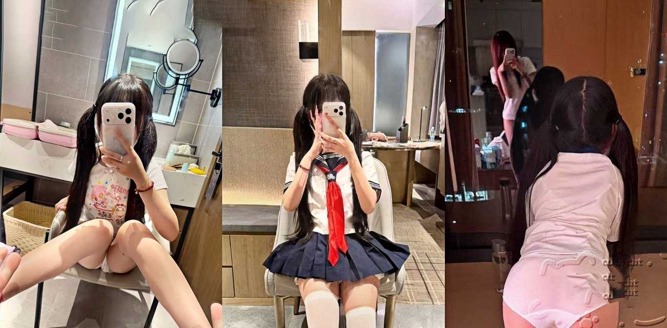 大学生精神小妹被忽悠出租屋 直接半推半就的被无套抽插爆操