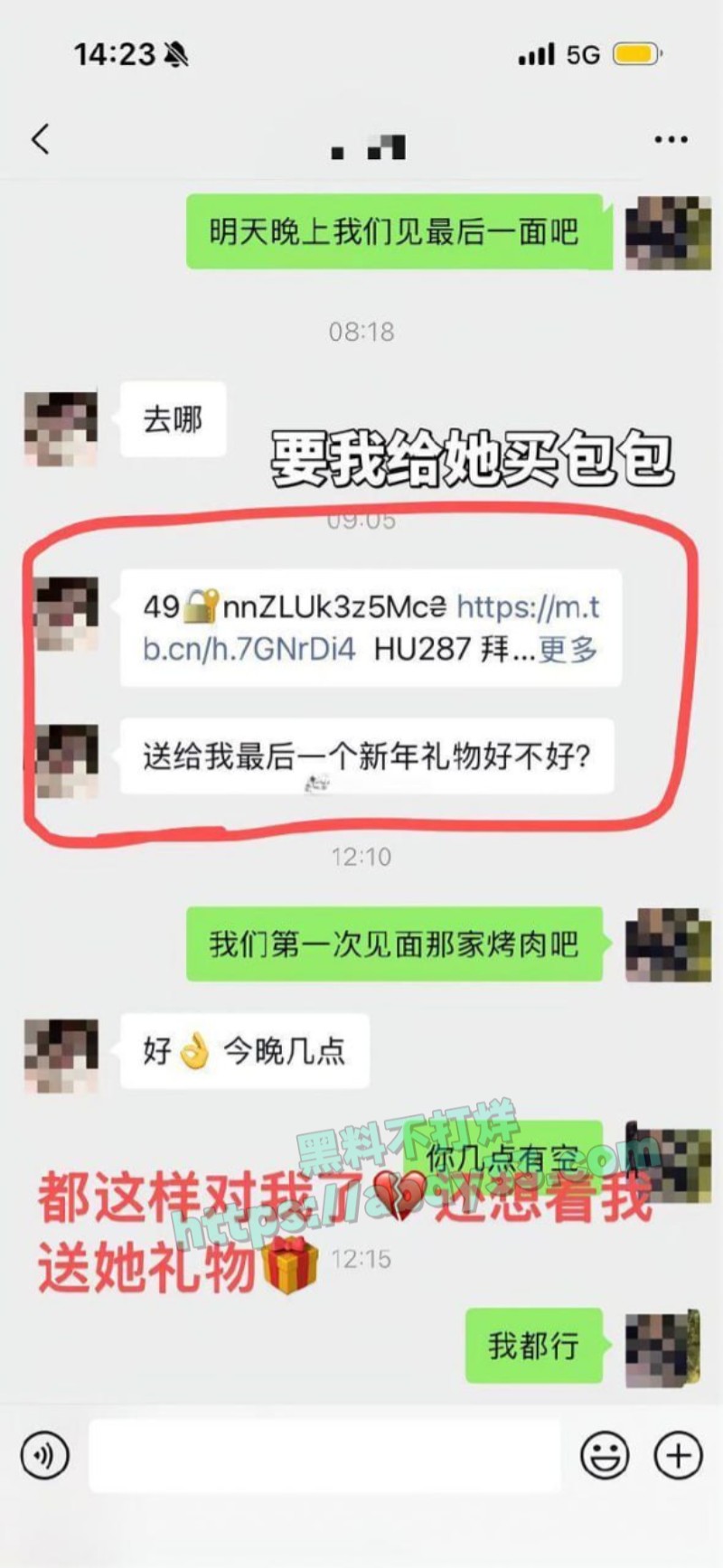 渣女断联五天偷着相亲订婚6