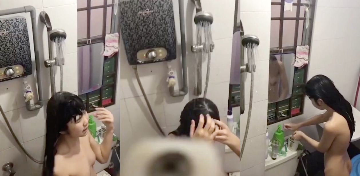 偷拍邻家小妹洗澡被发现 她大声尖叫质问你干什么 尴尬又刺激的意外