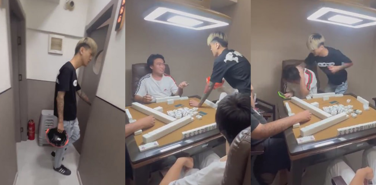一秒十八拳国服达摩上线 黑衣花臂精神小伙吃醋女友麻友 冲进包房不分青红皂白就给人家一阵暴打