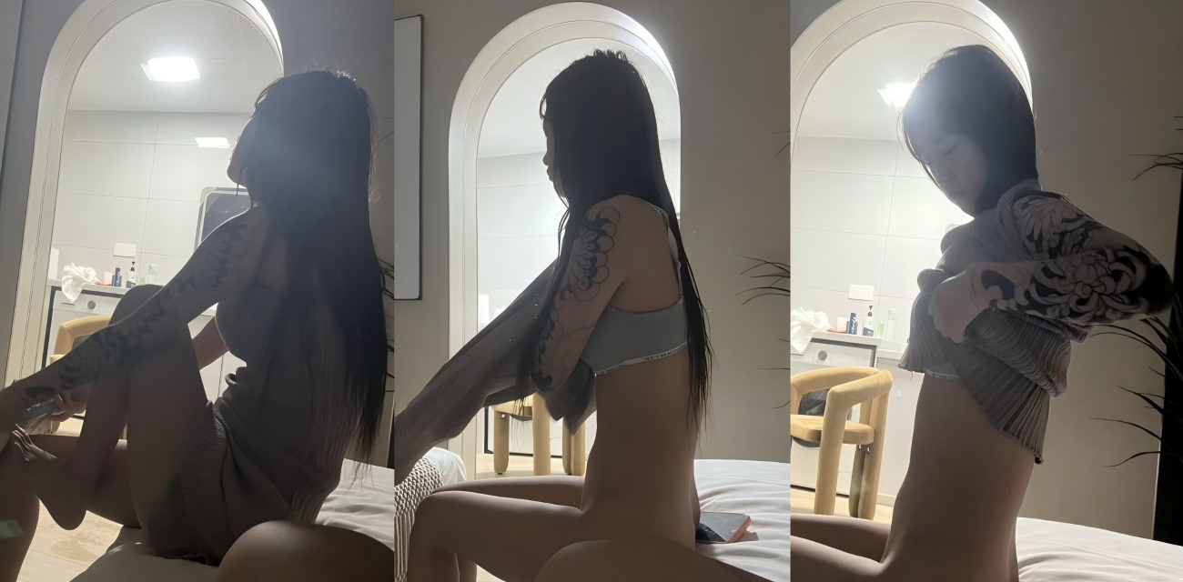 网红纹身精神小妹 跪着口交深喉 骑乘啪啪撞到天亮 裸体写字太扎眼了