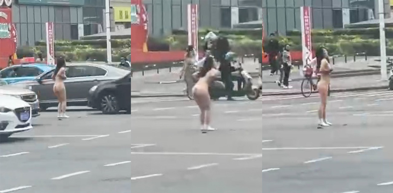 超市门口惊现极品少妇全裸炸街 前凸后翘十字路口引爆围观 不知道又是哪位主人的任务