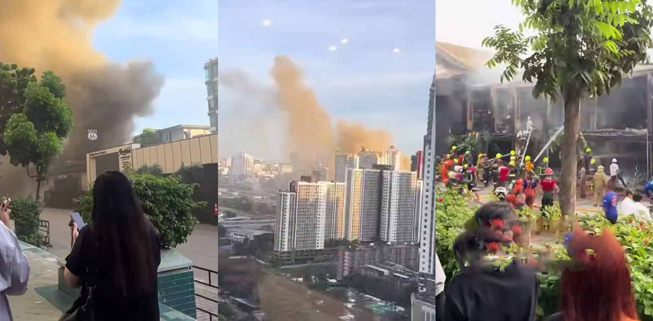 泰国曼谷Route66酒吧突发大火 知名夜店被烧现场视频流出 大量网友心碎一地