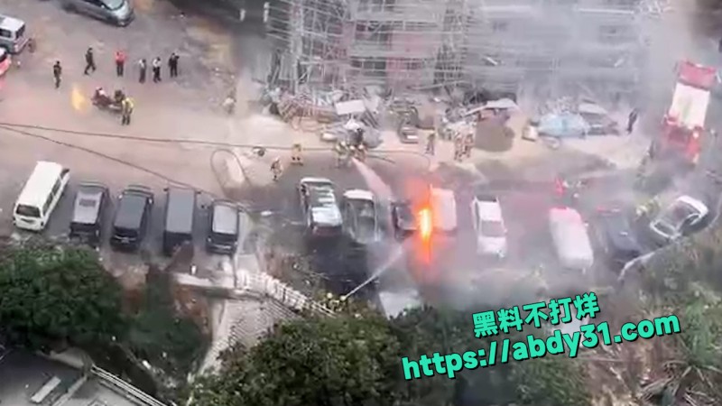 香港新界屯门小坑邨附近发生一起火灾 8