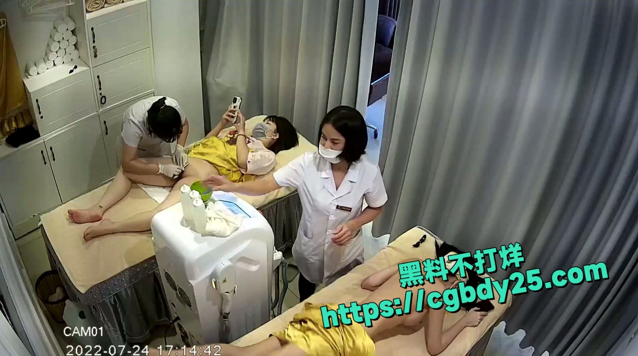 美容院泄密资源合集激光雷射bb脱毛护理2