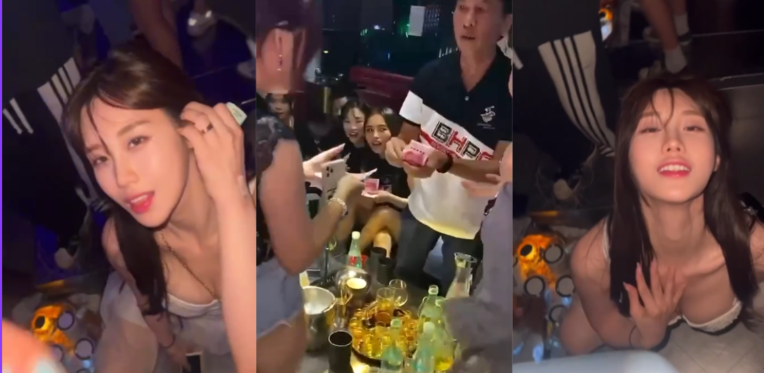 阿叔在ktv大肆撒钱！身老肾不老的他为各位酒吧女扶贫！