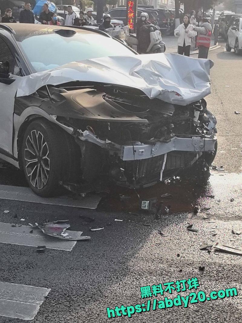 中金汇路口极氪闯红灯撞车3