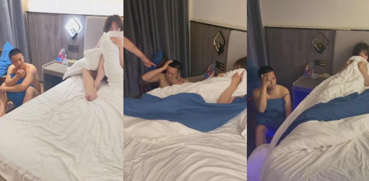 山东奸夫淫妇抓奸现场 两人正在高潮抽插 突然被夺门而入 现场画面曝光！！