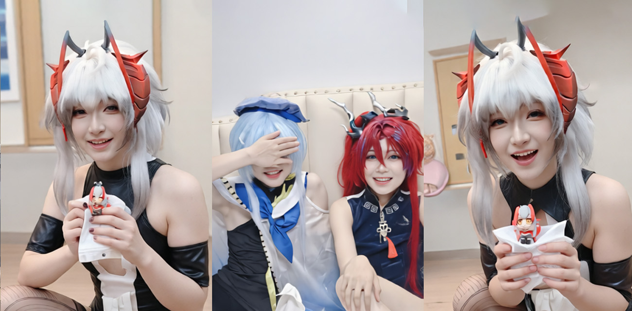 星辰怡月剑 Cosplay 多人乱战 各种颜色假发混在一起 隔屏都觉得刺激