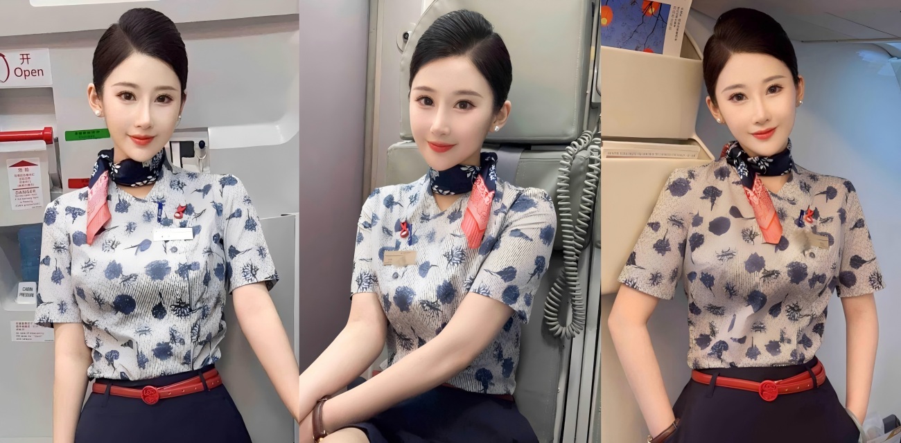 某航司空姐飞机厕所脱黑丝袜自慰 红短裙滑落 撅臀轻拍 画面太勾人