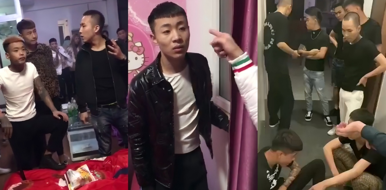 精神小伙霸凌合集 沈阳长春恩怨火拼 裤子拉了还硬刚