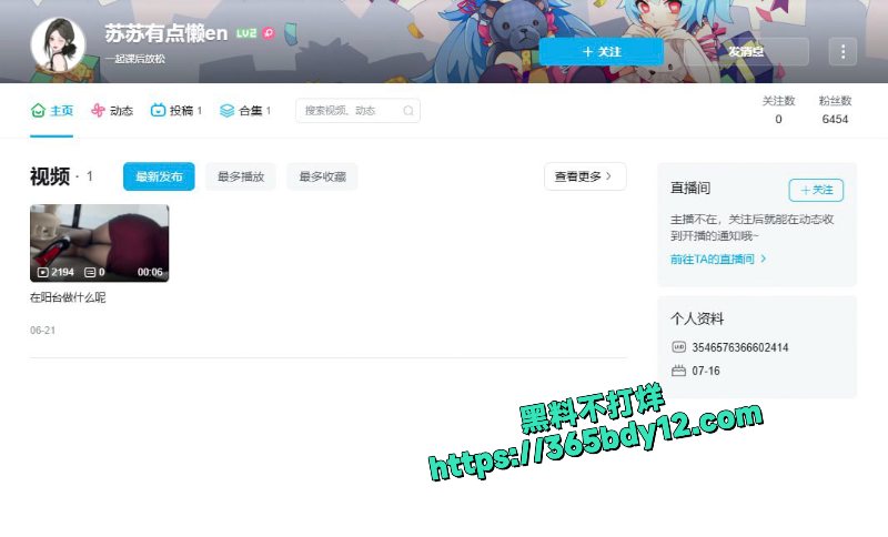 B站擦边主播苏苏有点懒舰长定制福利1