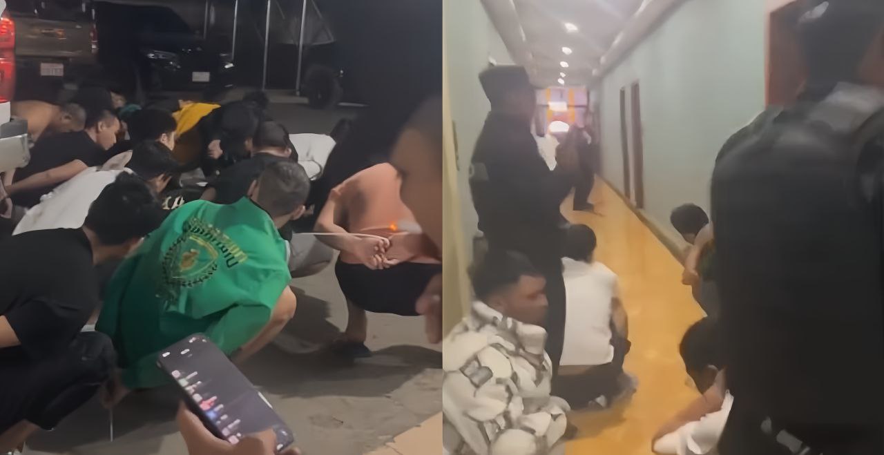第一现场实录 缅北狗推被抓捕现场 荷枪实弹抱头排排蹲 看看其中有没有自己认识的