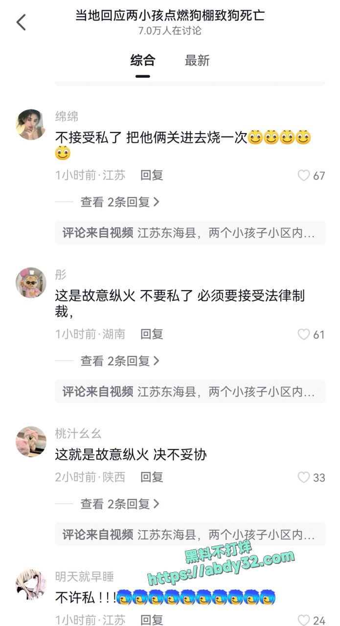 连云港两男孩烧死笼中萨摩耶  8