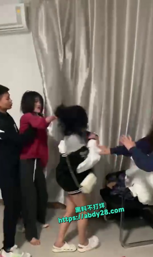 精神小伙精神小妹霸凌小姑娘 5