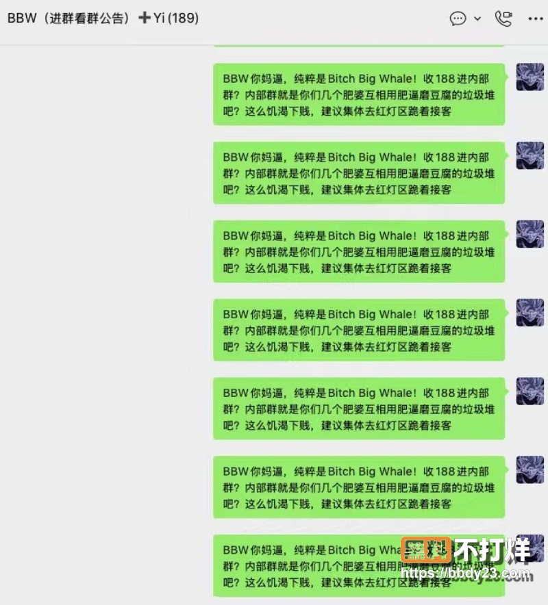BBW微信群 18