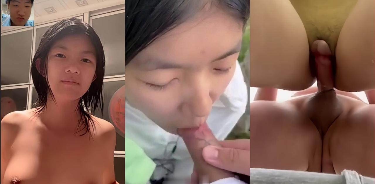 延边师范学院清纯班花陈晓婷户外私拍 吉林大二学生大胆野战互动 特写巨乳翘臀爆操