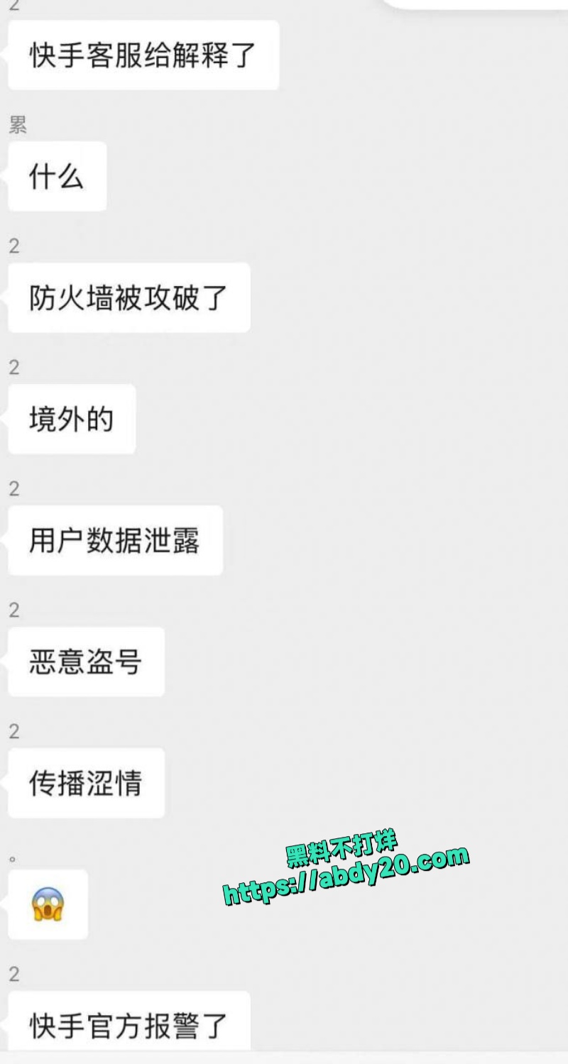 快手黄色直播事件 6