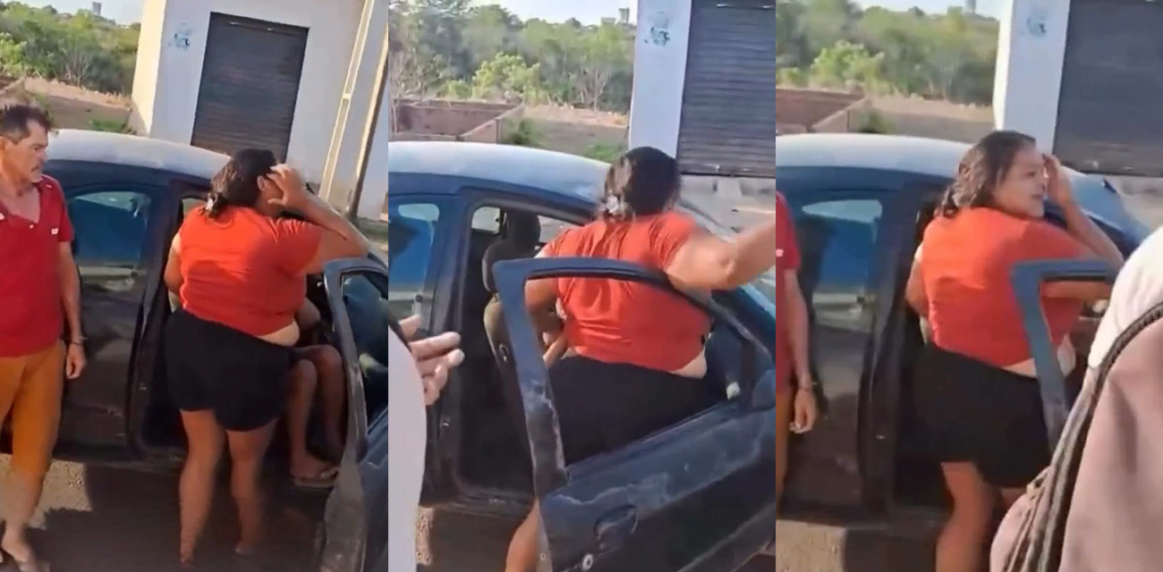 马萨诸塞州街头惊现超级肥胖女子拦车捉奸 小三在 副驾驶瑟瑟发抖不敢忤逆