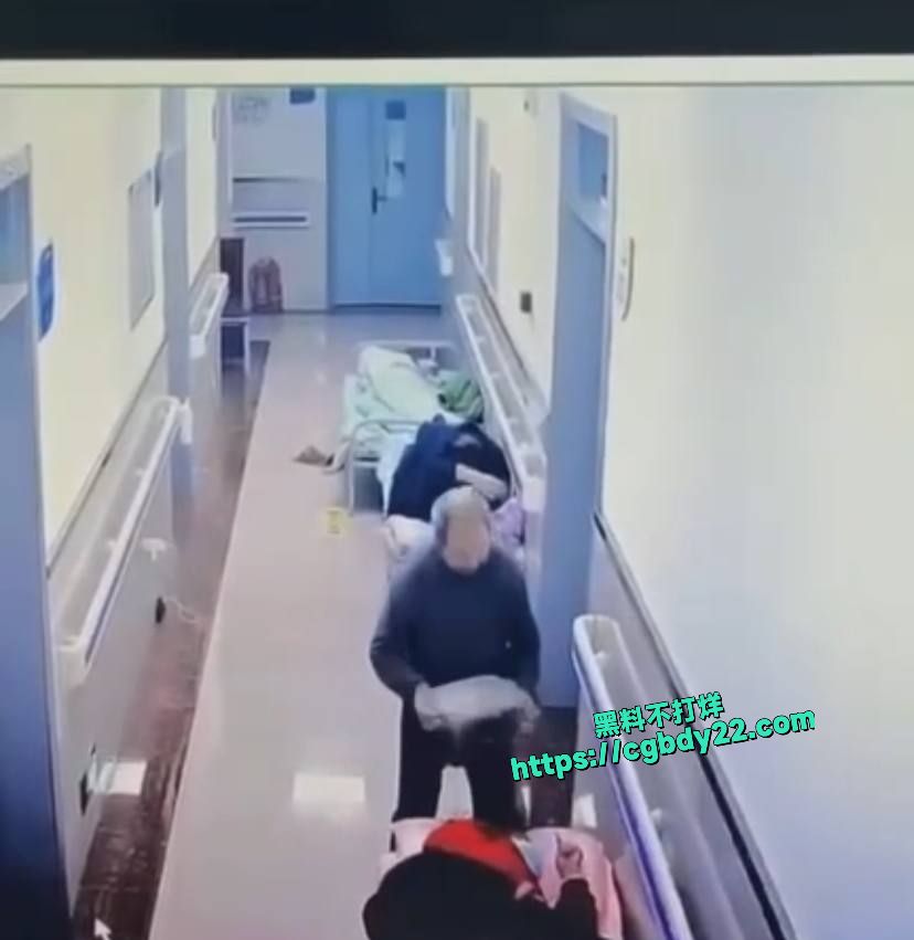 老头搬大石头在医院走廊杀人3