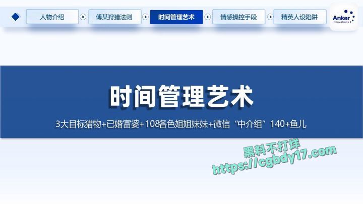 深圳安克公司高级经理钓鱼多位白富美，出轨约炮4